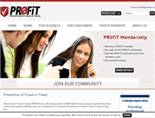 Tablet Screenshot of profit.uk.com